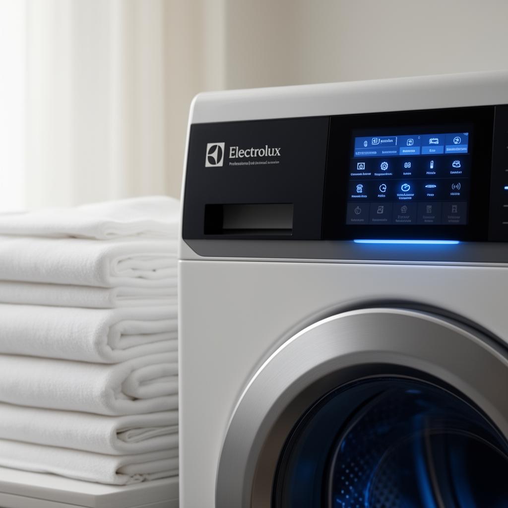 Echipament Electrolux Professional cu textile albe